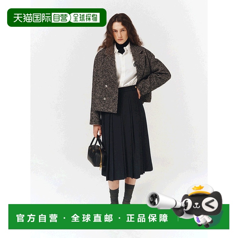 韩国直邮Dunst2023秋冬新品中性风经典女款夹克UDJA3C206BK羊毛