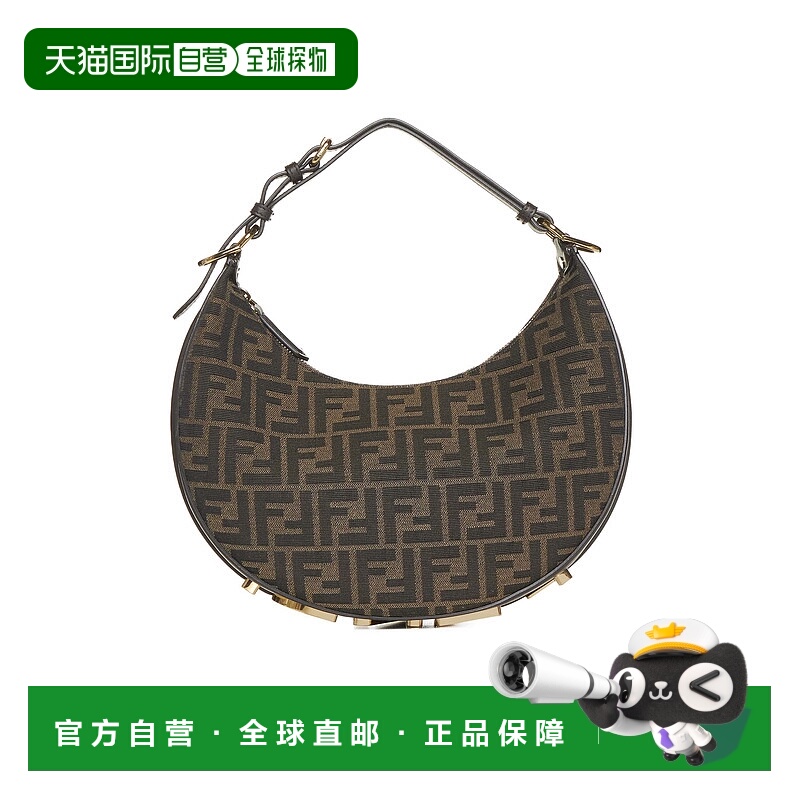1h可退 香港直邮FENDI 女士手提包 8BR798ALP3F1I02 CO 棕色 FEND