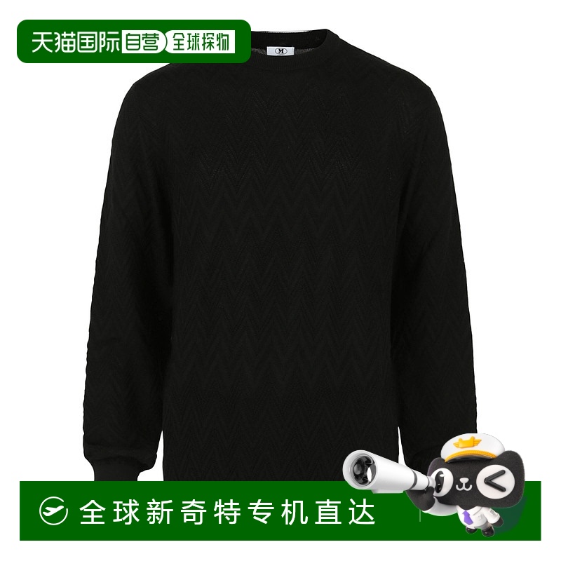 自营 m missoni钩针针织毛衣-黑色调 【美国奥莱】直发