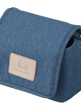 日本直邮HAKUBA 相机包S尺寸海军蓝色牛仔风格斜纹面料