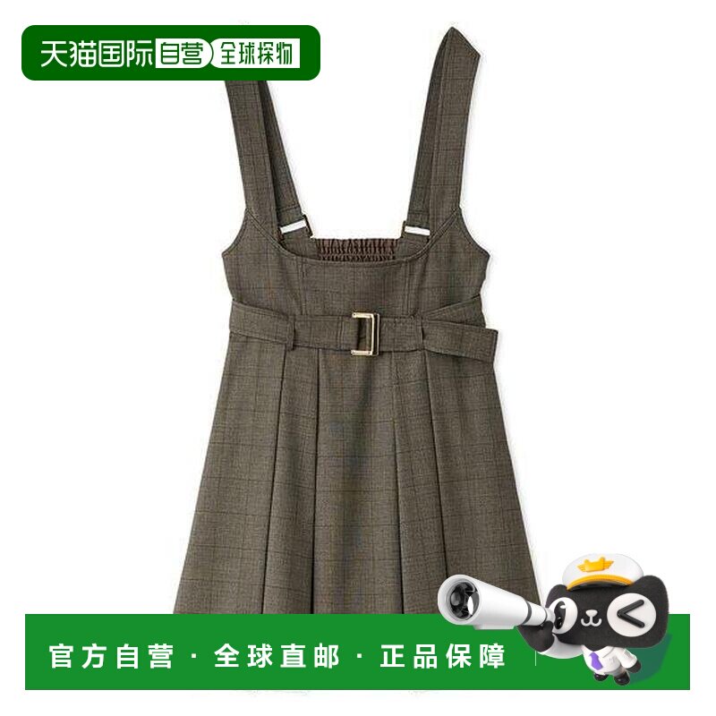 日本直邮SNIDEL 褶皱迷你吊带连衣裙 日系甜美穿搭【付后1h可退】
