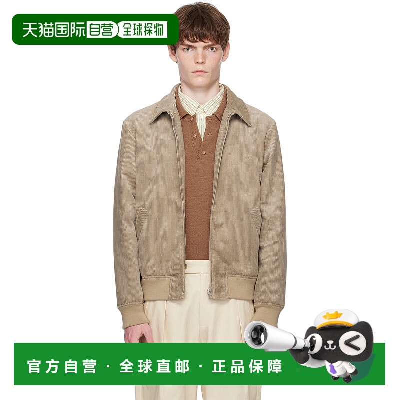 香港直邮潮奢 A.P.C. 男士 驼色 Gilles 夹克 COHBBM32019