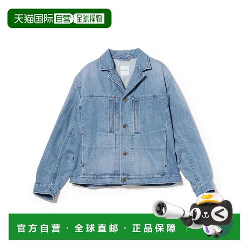 日本直邮sage de cret 男士 13盎司水洗丹宁短夹【付后1h可退】