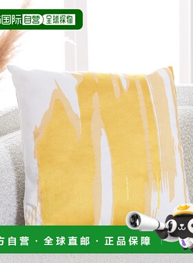 自营 Safavieh Julienne 枕头 - 黄色 美国奥莱直发