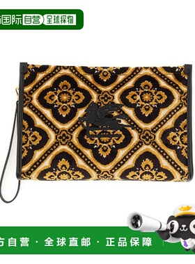 1h可退 香港直邮ETRO 女士手拿包 1H78371080001 AW2023 黑色 Emb