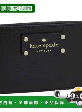 日本直邮Kate Spade Pass Case 女士卡片包 Outlet 皮革 黑色 WEL