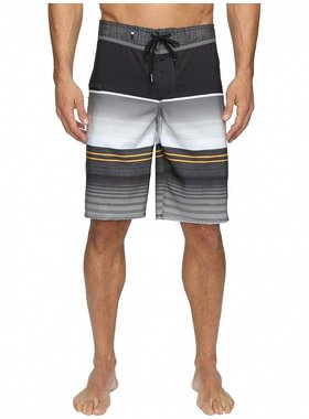 Quiksilver Everyday Stripe Vee 21 英寸沙滩短裤 Tarmac 1