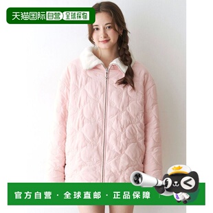 日本直邮CALNAMUR 女士 2WAY蝴蝶结&仿毛皮绗缝外套 592560000401