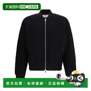 美国直邮THOM BROWNE - Men Fully Fashioned Wool Trims & 4 Bar