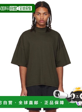 1h可退 【美国直邮】The Row|绿色 Dustin T 恤半袖高领