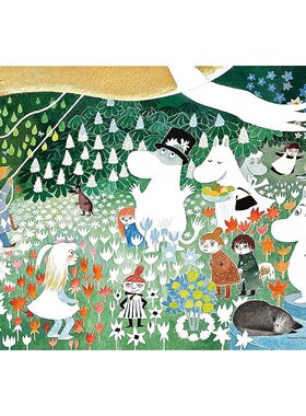 Yanoman 拼图姆明危险之旅26ｘ38cm 1000片 13-09