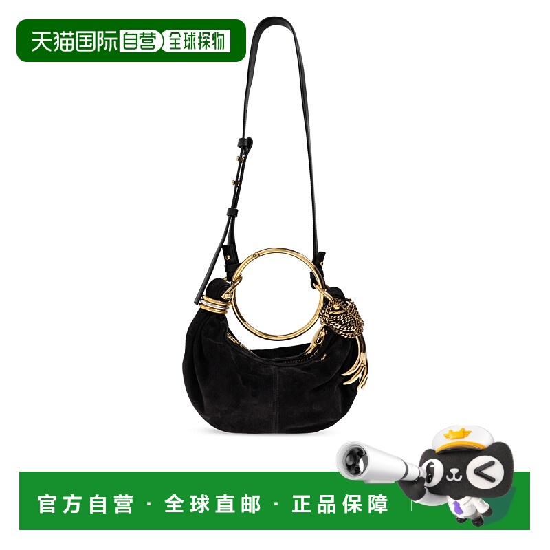 1h可退 香港直邮CHLOÉ 女士饰品 CH25WS623Q40001 CO 黑色 Bag 'B