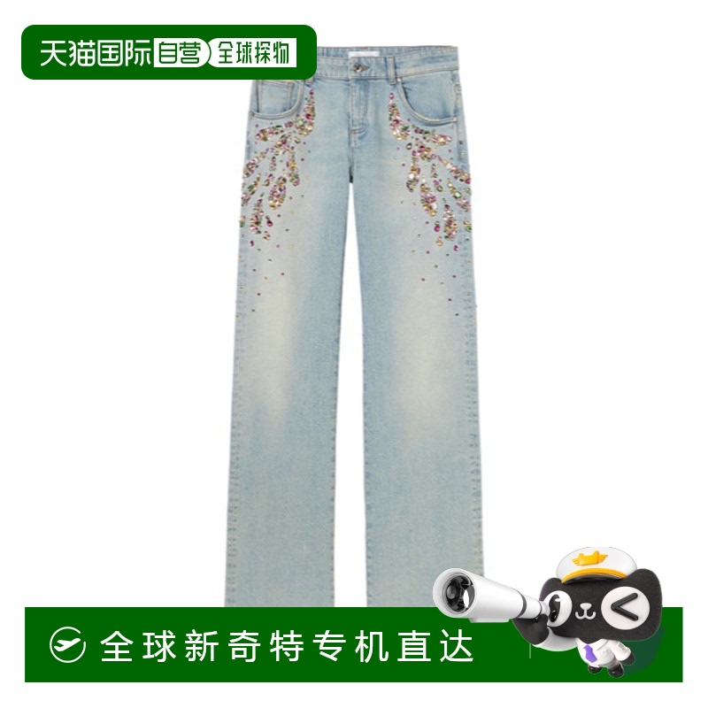 1h可退 香港直邮BLUMARINE 女士牛仔裤 2J132AD0941 SS2024 灰色