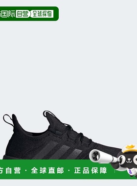 自营adidas Cloudfoam Pure 2.0女鞋-核心黑/核心黑/灰色五分 美