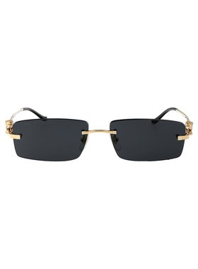 CARTIER 女士眼镜 CT0430S001 AW2024 灰色 logo标识太阳镜