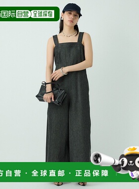 1h可退 日本直邮Chaos女士 WHY NOT NOW款黑色牛仔背带裤 417950