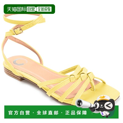 Journee Collection 女式 Indee 凉鞋 - 黄色 【美国奥莱】直发