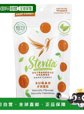 香港直邮Stoneridge Orchards,天然，无糖硬糖，橙子味，3 盎司（