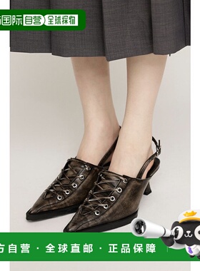 日本直邮SLY 系带穆勒鞋 [SL3994BW029516] 黑色