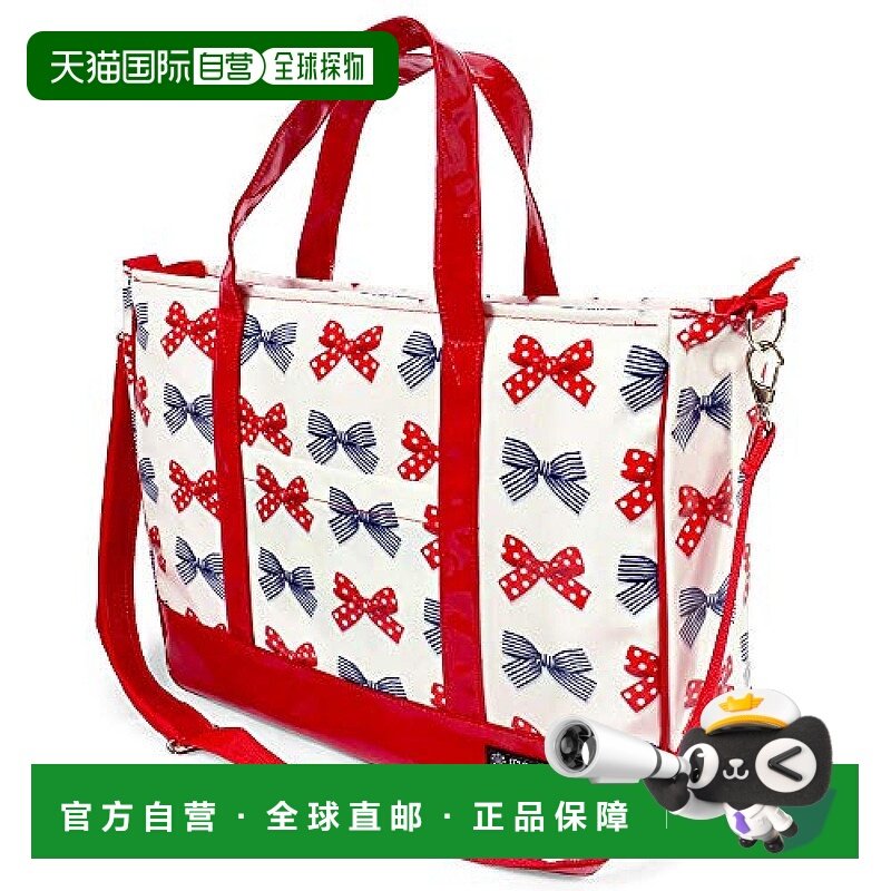 【日本直邮】Colorful Candy Style上课用手提包蝴蝶结粉色蓝色白