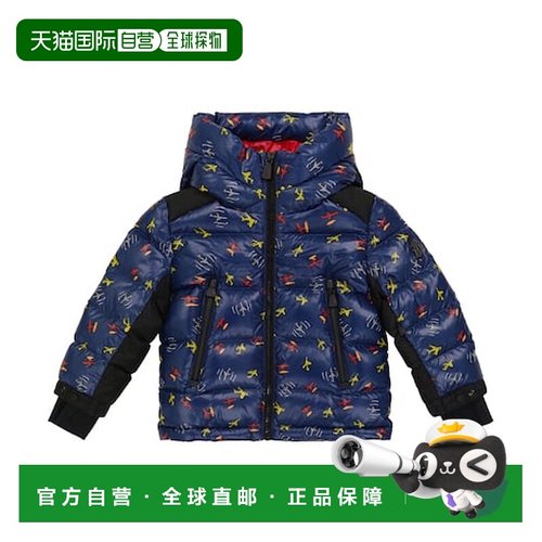 香港直邮moncler 男童 Alixan 羽绒夹克童装 blue蓝色 舒适时尚
