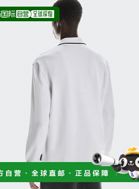 自营欧洲直邮On/昂跑 Courtside系列男士白色再生聚酰胺logo标识P