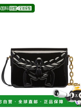 香港直邮MCM 女士单肩包 MWRFSAC01BK SS2025 黑色 小号Himmel La