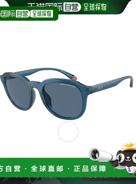 1h可退 美国直邮ArmaniExchange蓝色幻影男士太阳镜AX4129SU81878