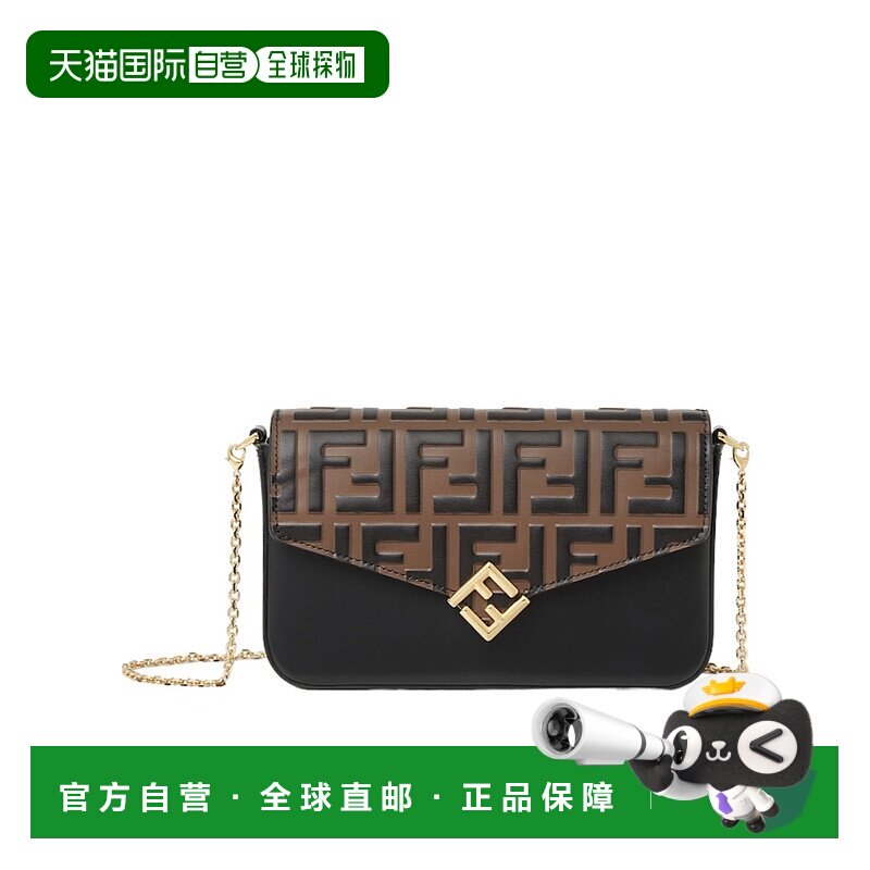 香港直邮FENDI 女士手提包 8M0509AVN9F13VK AW2025 花色 FF Diam