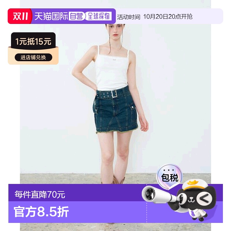 韩国直邮NASTY FANCY CLUB街头辣妹潮牌酷帅休闲时尚新款吊带背心