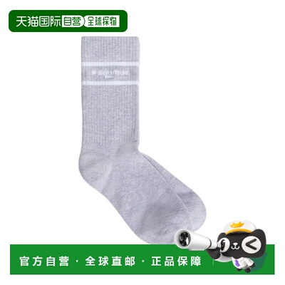 1h可退 香港直邮MAISON KITSUNE 男士 MK 巴黎运动袜子 QU06401KT