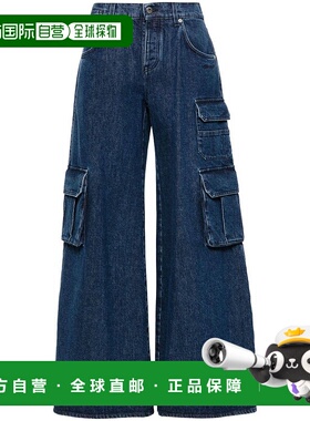 1h可退 香港直邮OFF-WHITE 女士牛仔裤 OWYB019F24DEN0014600 AW2