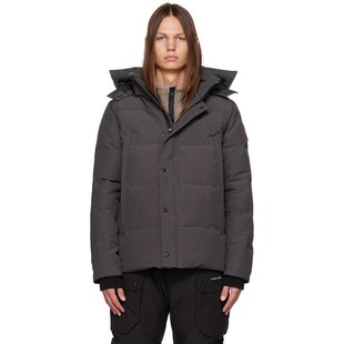 Canada Goose 加拿大鹅 男士 灰色 Wyndham 羽绒夹克 2048M