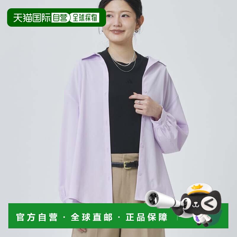 日本直邮adidas 阿迪达斯 女士长袖衬衫 阿尔卑斯限定款 透薄长袖