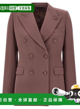 1h可退 香港直邮Brioni 布里奥尼 女士 雙排扣修身西裝外套 RGD60