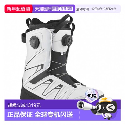 日本直邮Salomon LAUNCH BOA SJ BOA 男士滑雪板靴 L47537900 黑