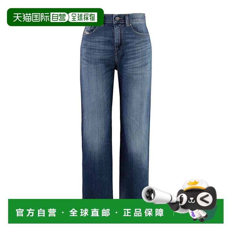 1h可退 香港直邮DIESEL 女士牛仔裤 A03618007Y701 SS2025 蓝色 D