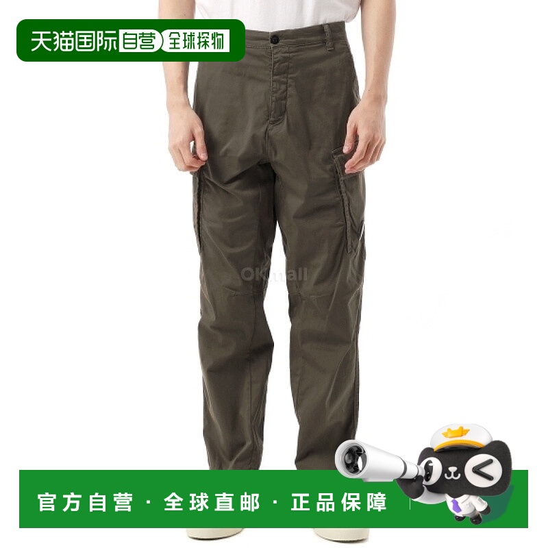 韩国直邮CP COMPANY 弹力棉缎宽松工装裤 (18CMPA166A 005694G 68