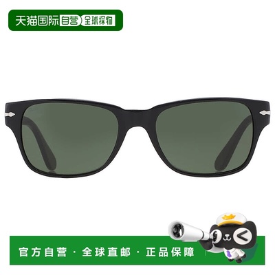 自营Persol Green Rectangular Unisex Sunglasses PO3288S 95/31