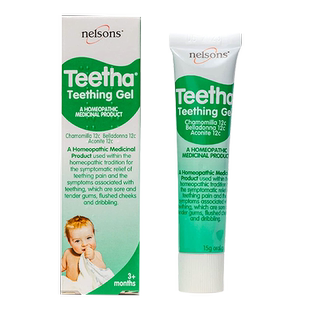 欧洲直邮Nelsons宝宝出牙凝胶精致缓解出牙疼痛舒适安抚情绪口服