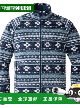 日潮跑腿Montbell蒙贝欧 Clima Air 男款印花抓绒夹克 #1 S 11067