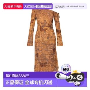 百搭高级感 250W810减龄显瘦时尚 香港直邮Misbhv 不对称连衣裙