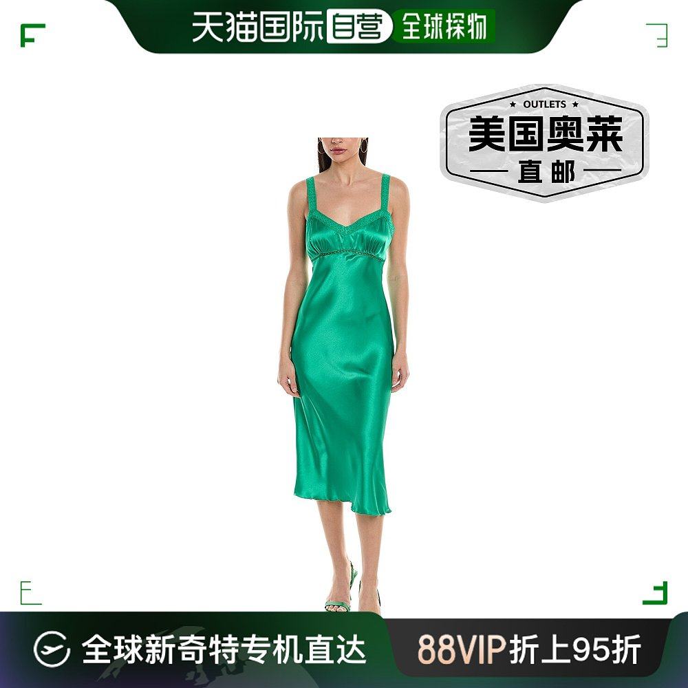 bebe 中长连衣裙 - 祖母绿 【美国奥莱】直发