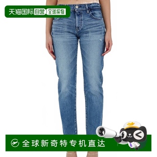 直筒深藍色 自營 Mallard修身 深藍色 moussyMv 美國奧萊直發(fā)