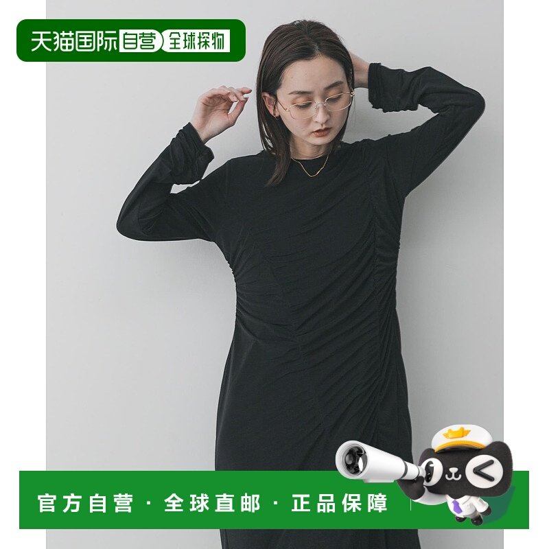 1h可退 日本直邮SENSE OF PLACE 女装 飘逸透视叠层设计修身连衣