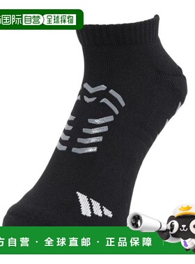 日本直邮adidas 阿迪佐罗男士高尔夫机能短袜 KVH48-JE7189BLK 黑