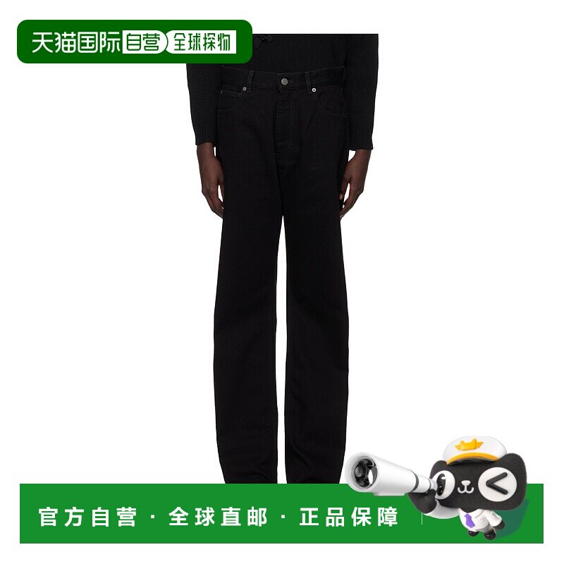 香港直邮VALENTINO 女士牛仔裤 BDD18T8YN0NO AW2024 黑色 五口袋