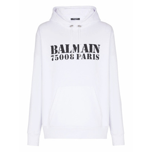 AW2025 香港直邮BALMAIN FH1JT047BD04GAB 针织衫 白色 男士