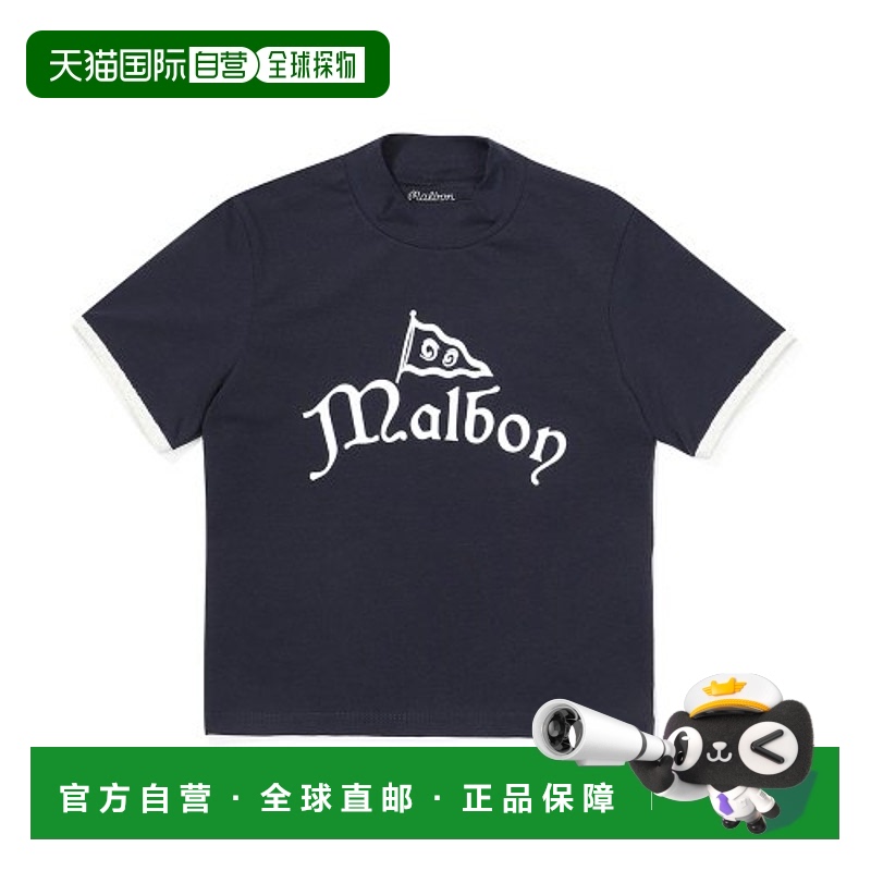 韩国直邮MALBON GOLF女士女装T恤M2322PRS11NVY teeing round t-sh
