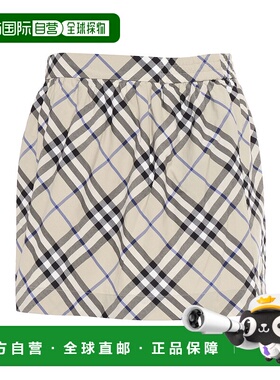 欧洲直邮BURBERRY 女童半身裙8096414B9629LICHENIPCHECK博柏利